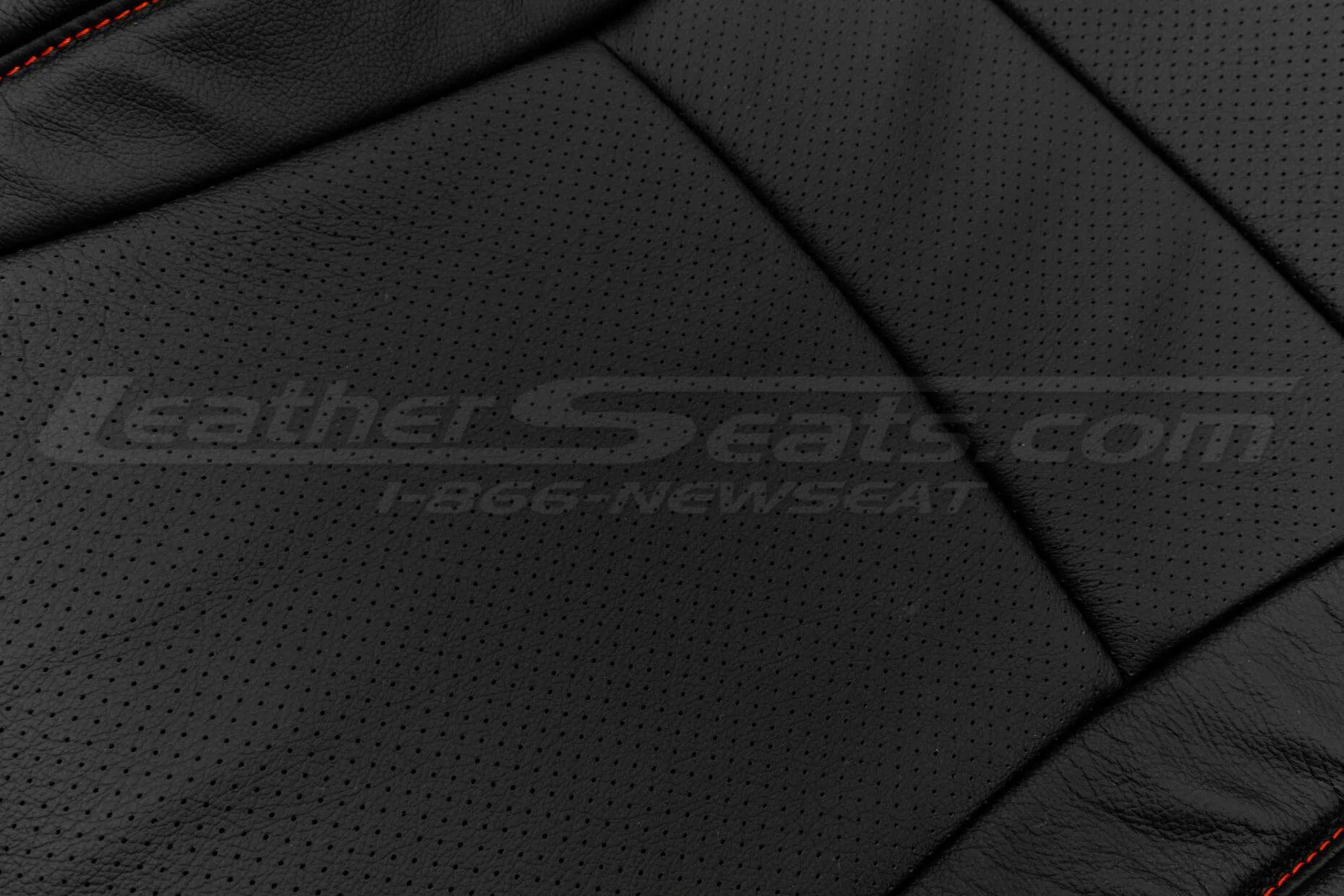 Perforated body on backrest