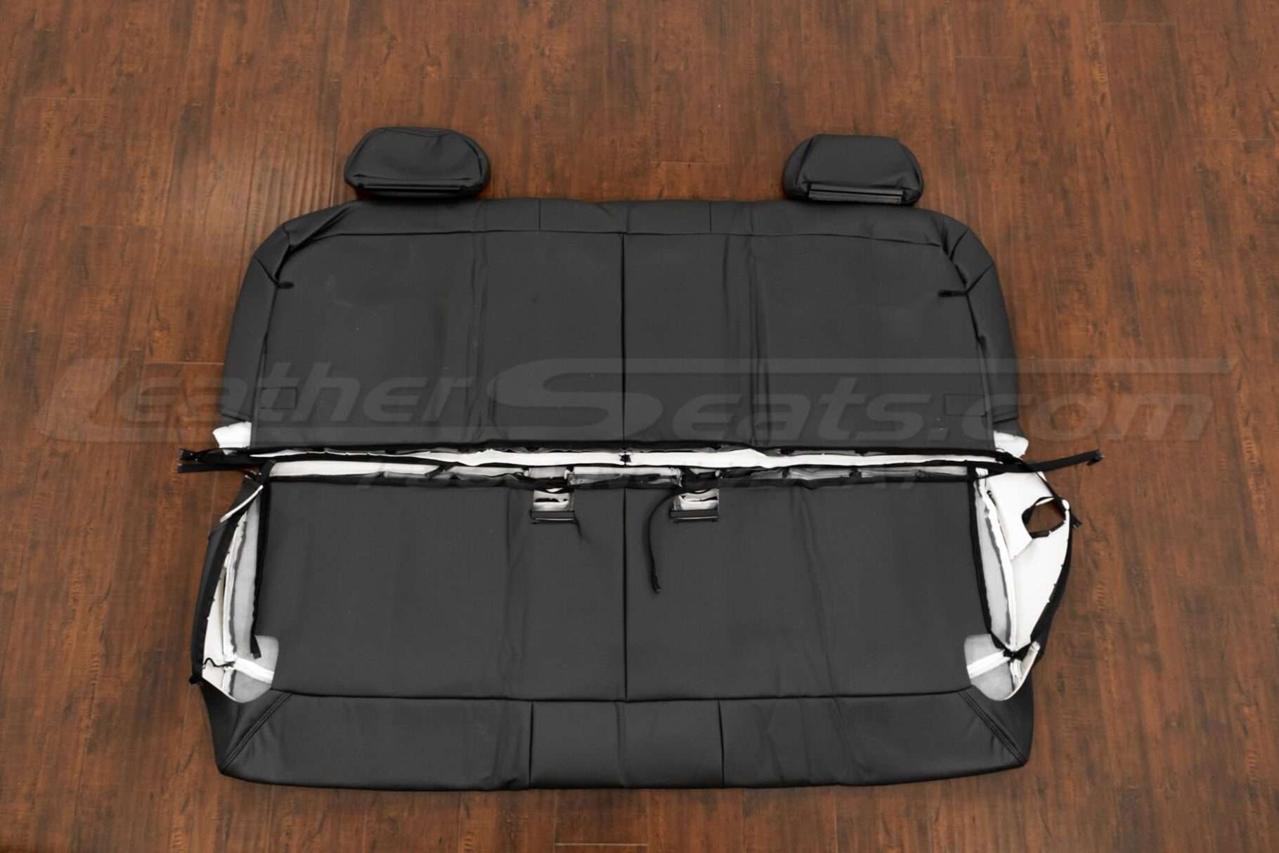 Back view of rear seats