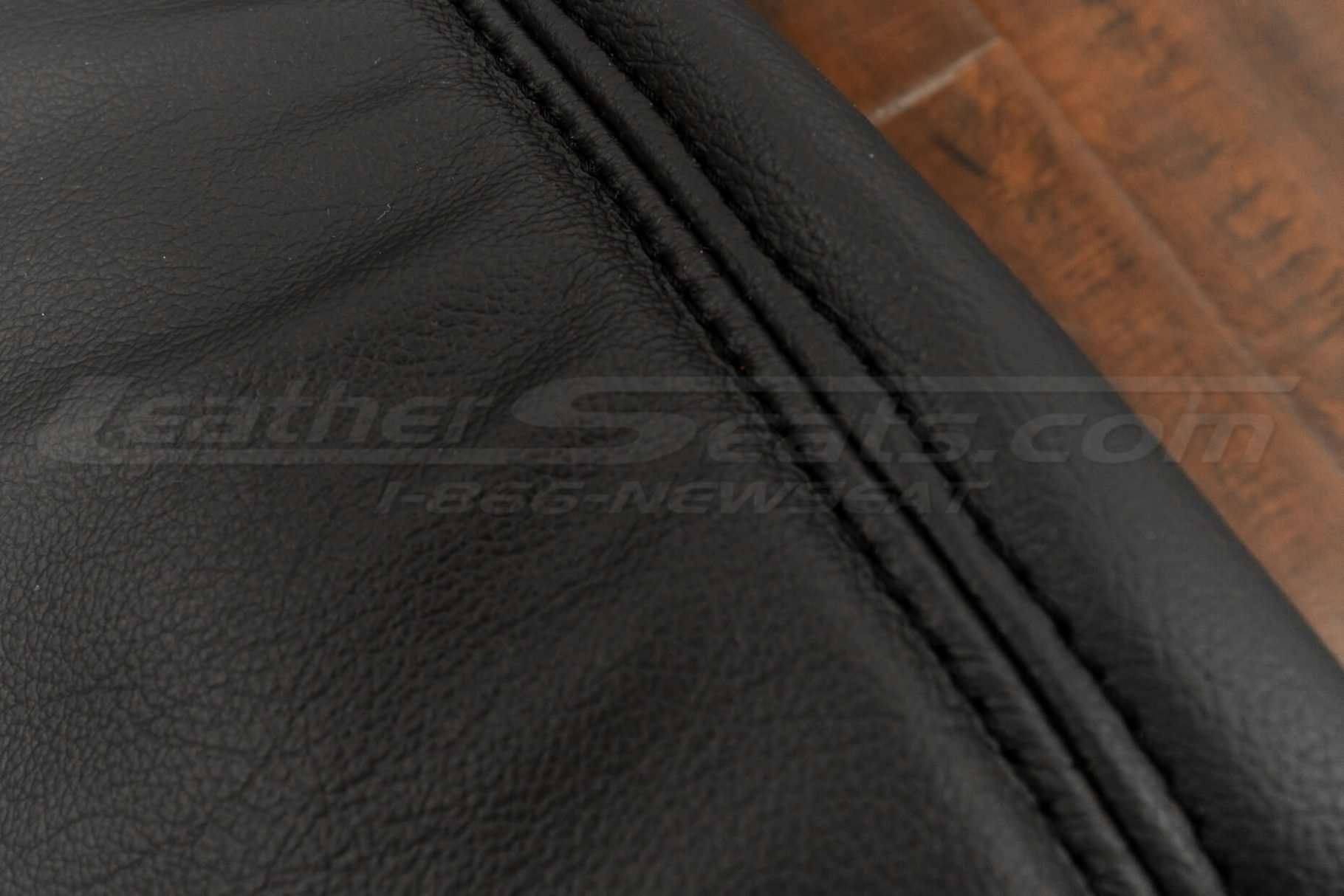 Dark Graphite Double-Stitching