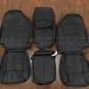 Dodge Ram Quad CabL Leather Seats - Black - Front seat upholstery with console