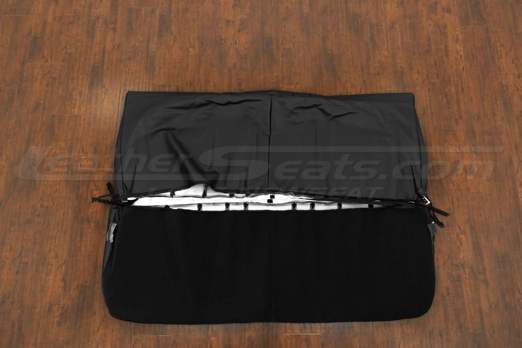 Back view of rear seats