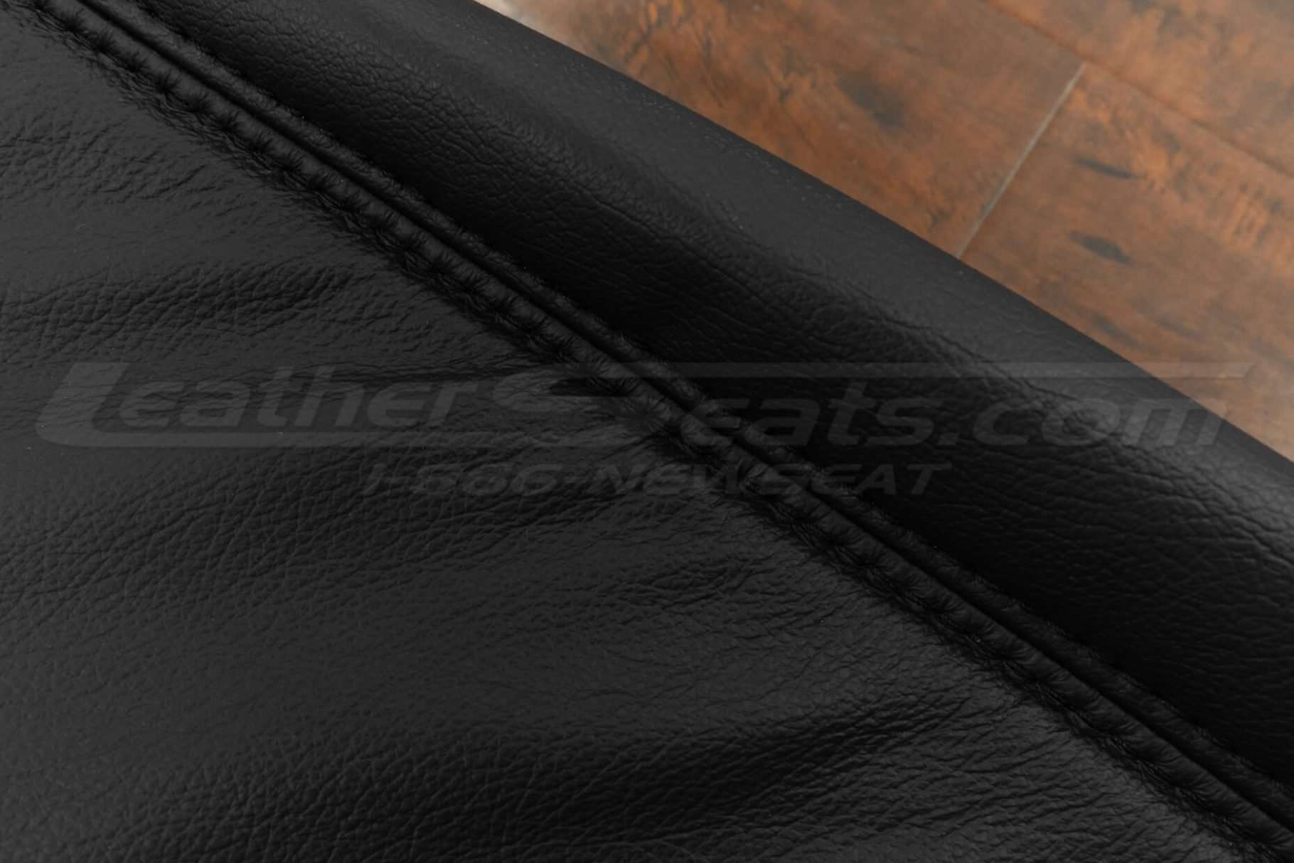 Double-stitching close-up