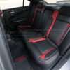 Dodge Charger Leather Seats - Rear seats with Bright Red Wings
