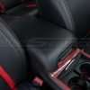 Dodge Charger SXT Console Cover - Black with Bright Red Stitching