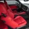 Dodge Challenger Hellcat Leather Seats - Bright Red - Front passenger side seats