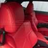 Dodge Challenger Bright Red Headrest with. Black Stitching