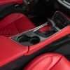 Bright Red leather console, shift boot and side trim for Dodge Challenger Hellcat