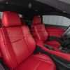 Full Dodge Challenger Hellcat Bright Red leather interior
