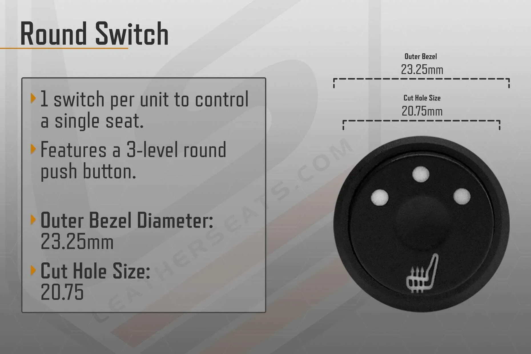 Drake Off Road Universal Plug-in seat Heater kit with high/Low Settings 2  seat Car Heated seat