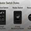 Seat Heater Switch Styles