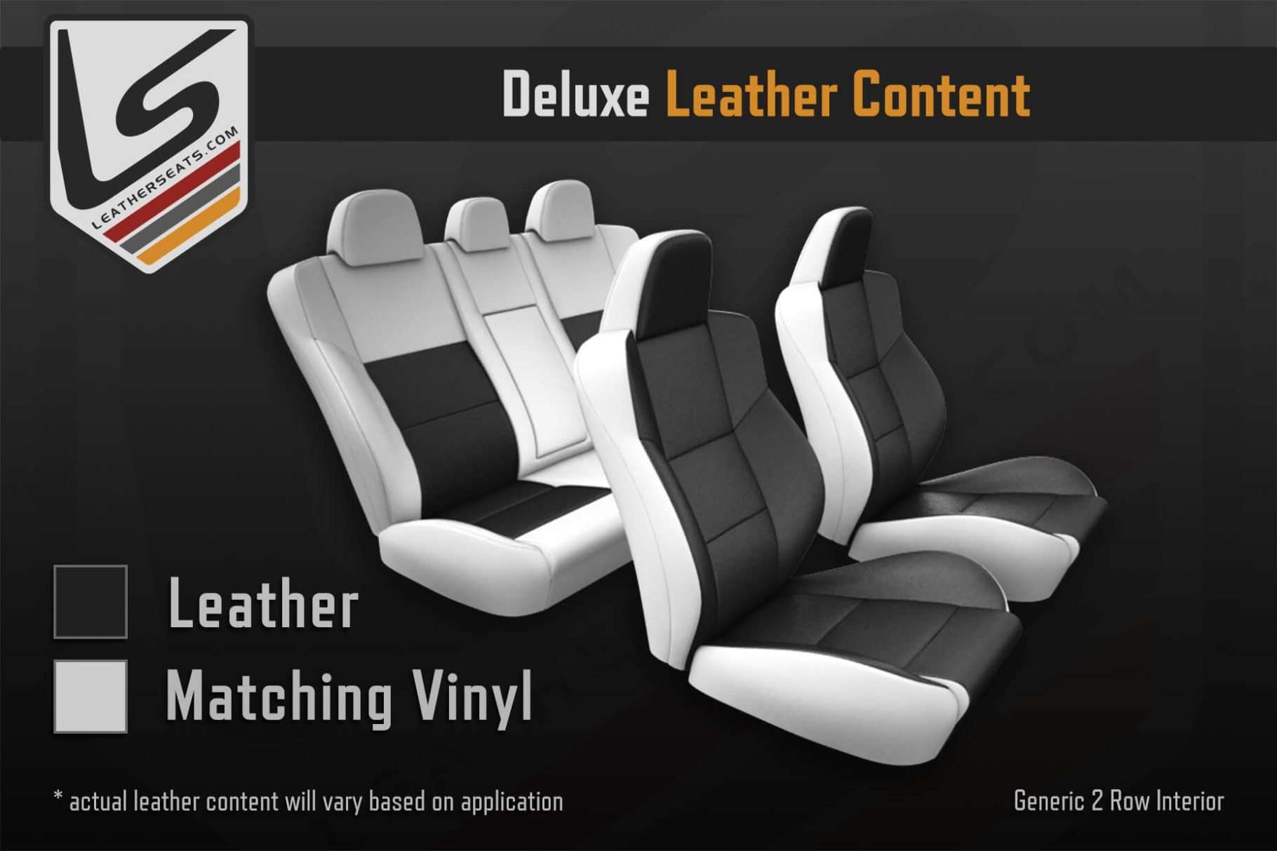 LL2枚セット 1990-1996 Nissan 300ZX 2+2 Leather Kit | Black