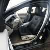 Black XC60 leather seats , wide angle