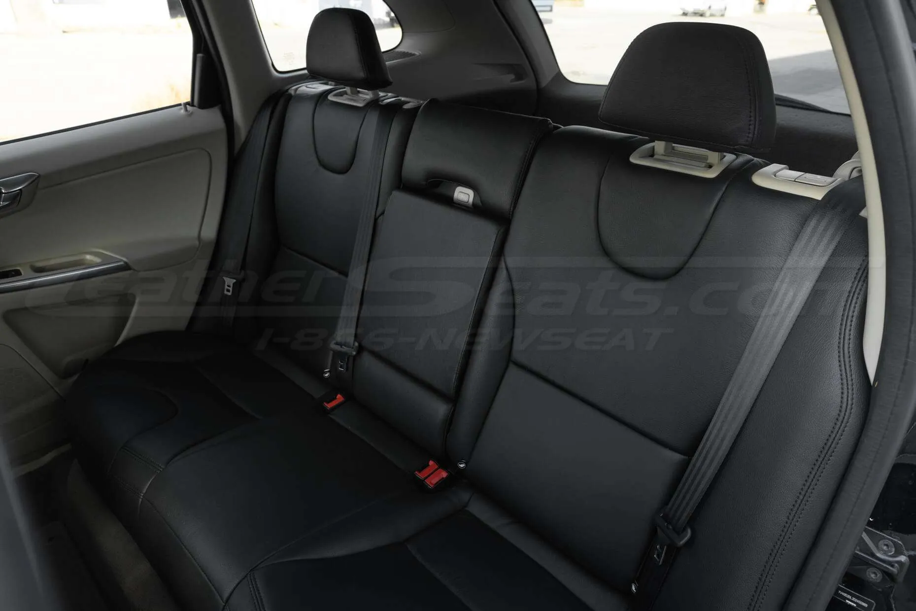 Rear leather seats from drivers side