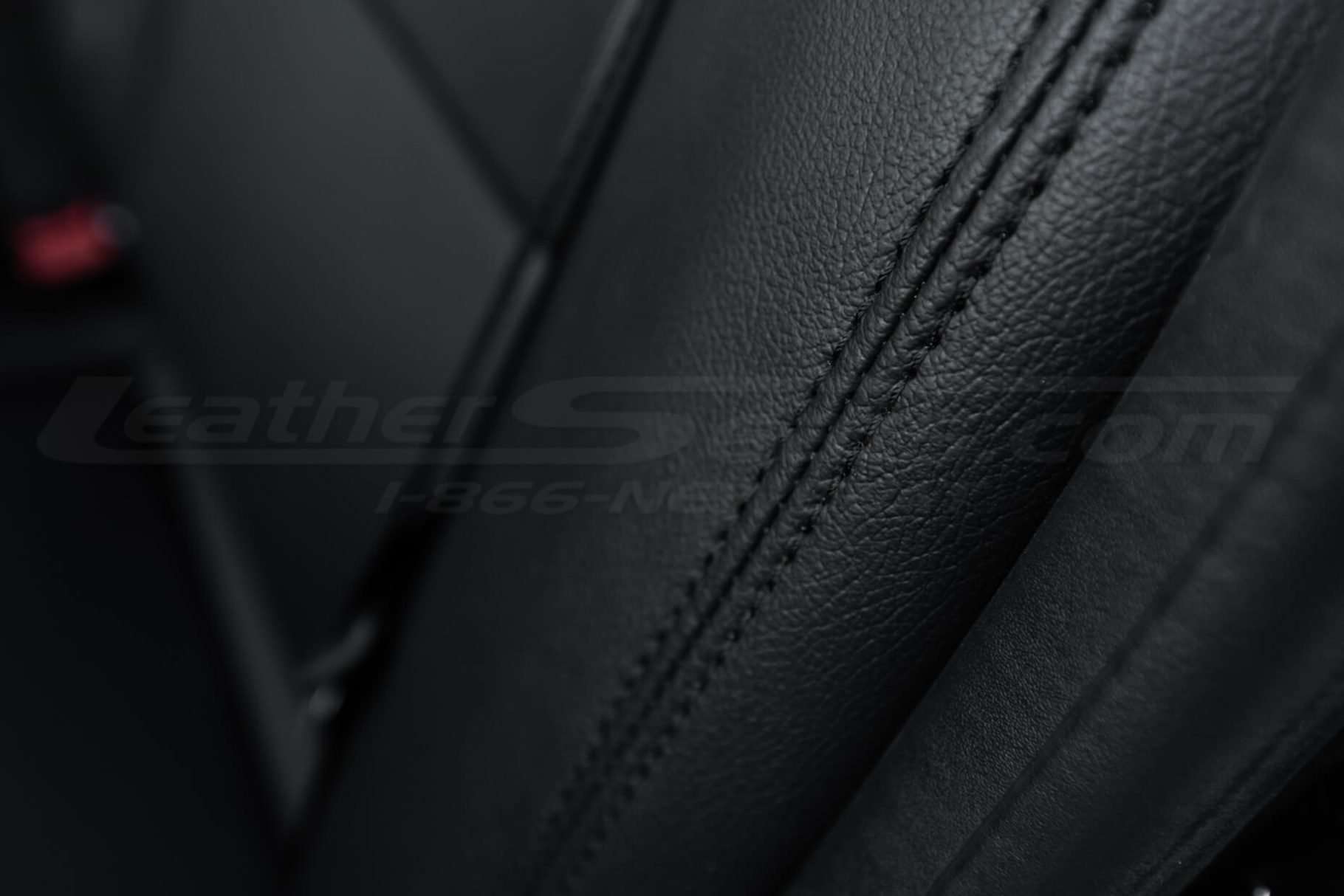 Double-stitching close-up