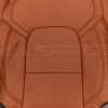 Perforated combo backrest upholstery
