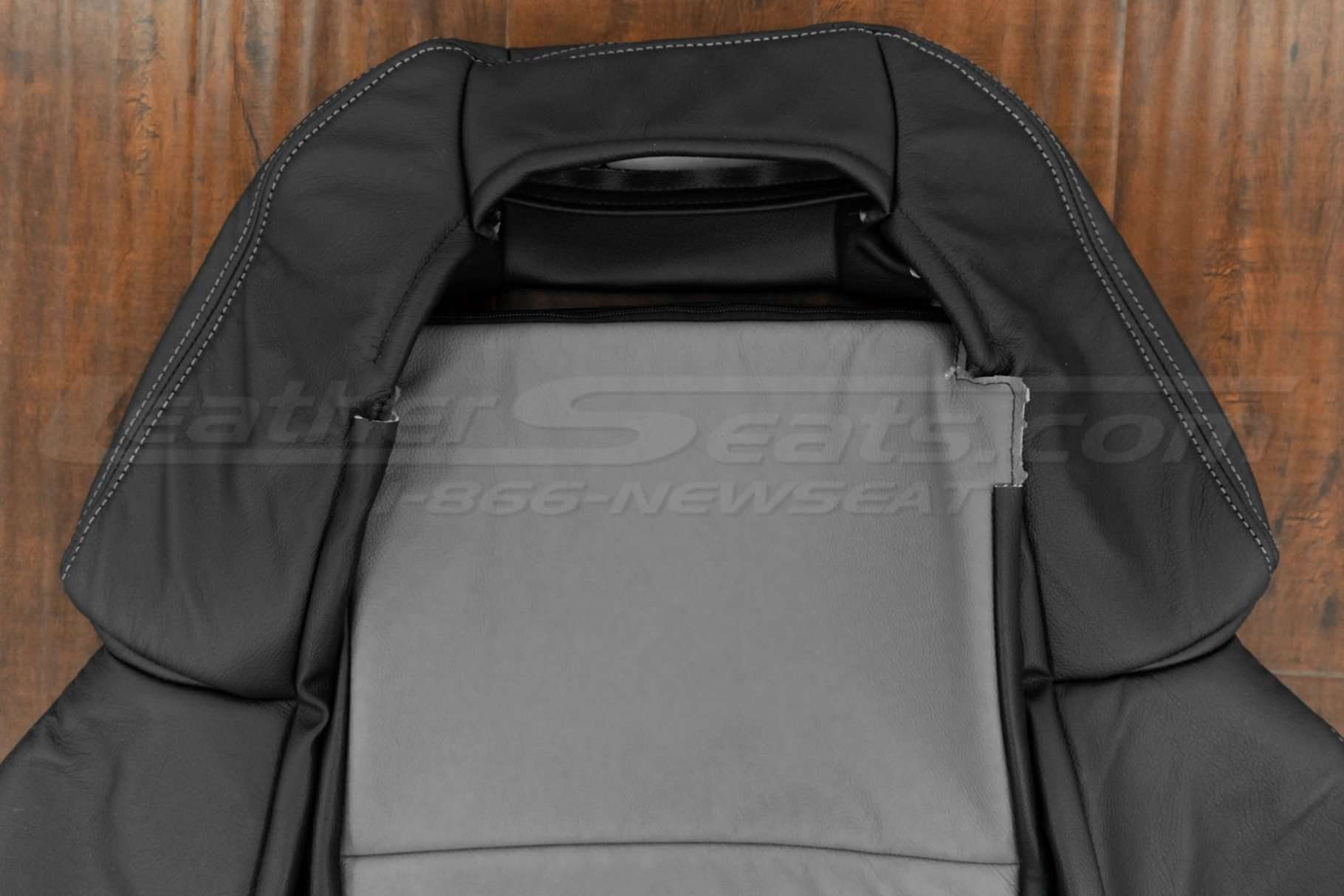 Upper section of front backrest