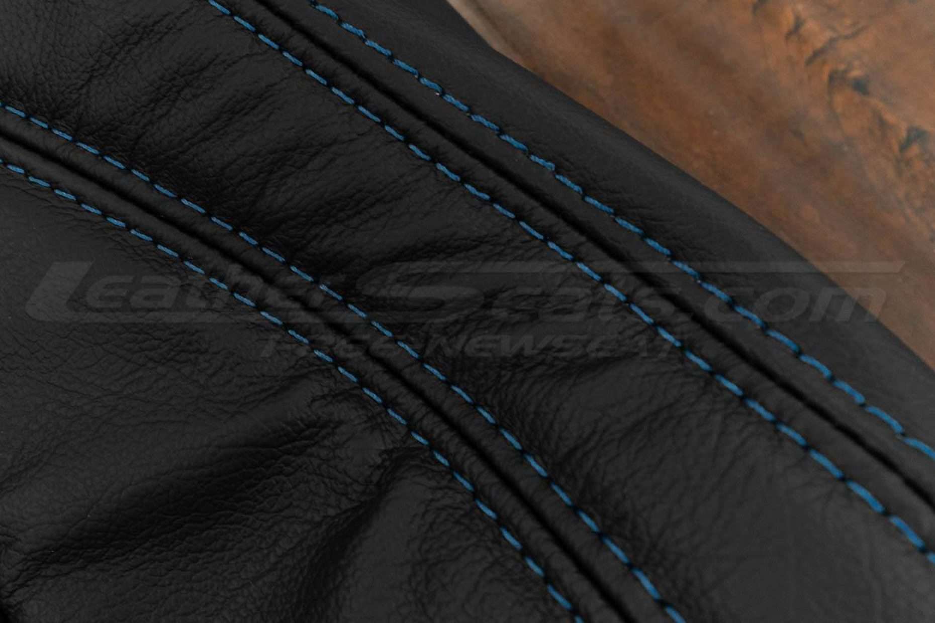 Double-stitching close-up