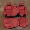 Jeep Wrangler CNC Stitched Leather Kit - Cardinal - Rear seat upholstery