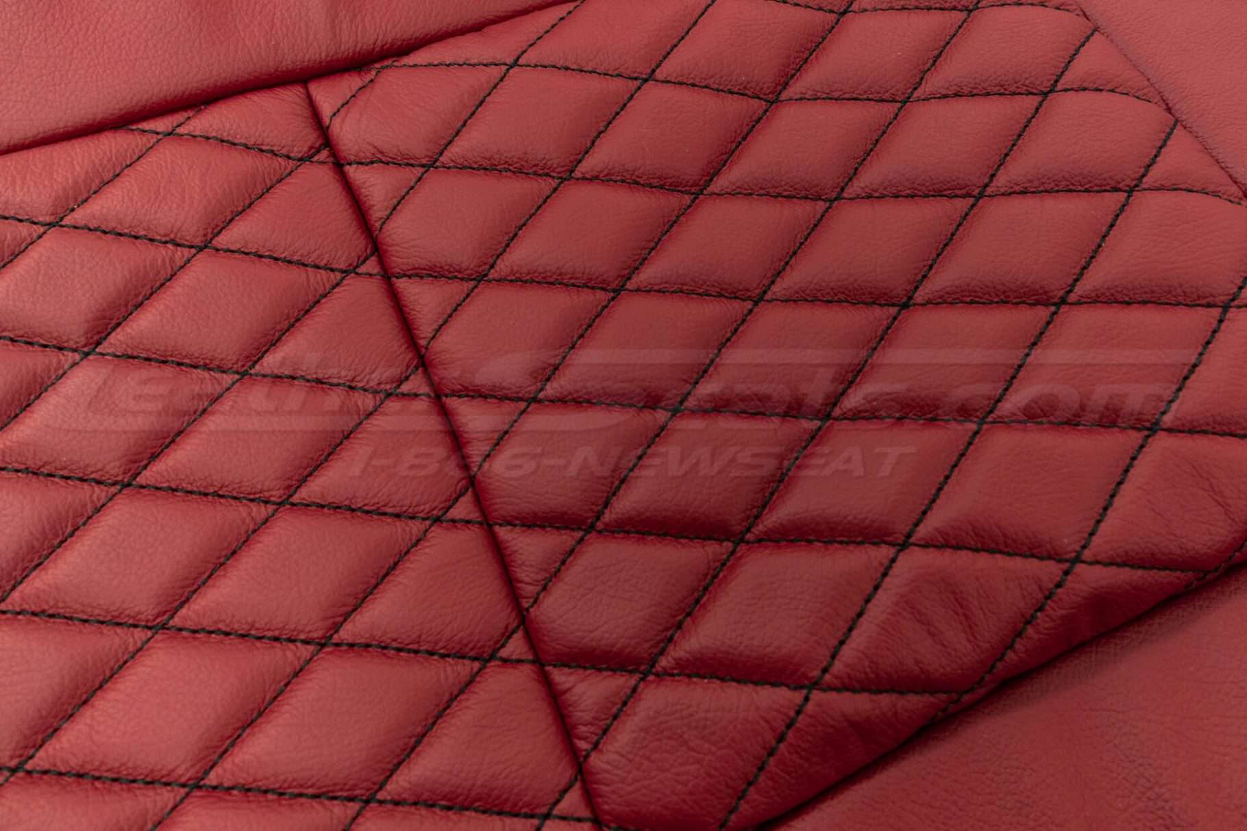 Diamond Stitched pattern side view