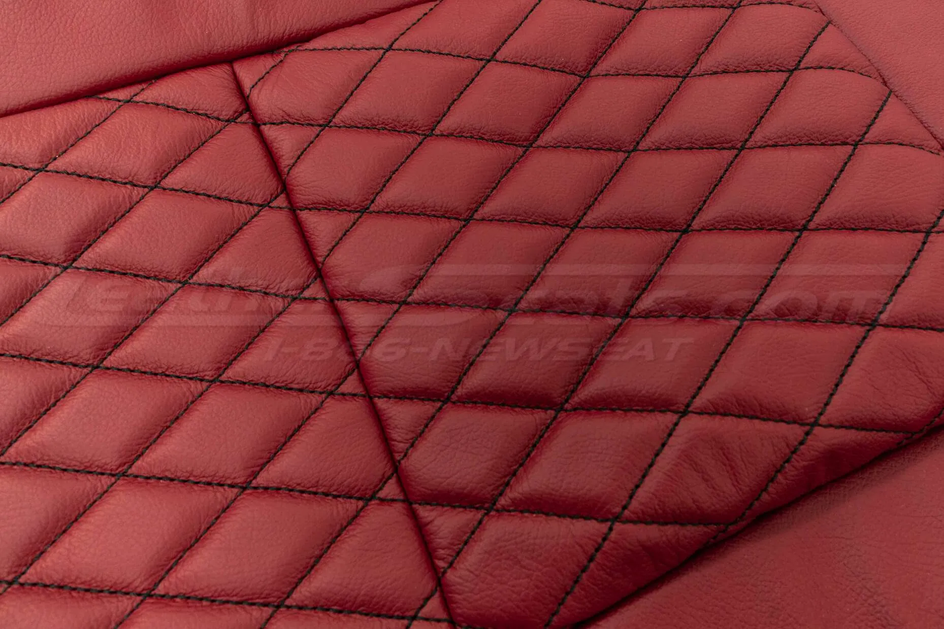 Diamond Stitched pattern side view