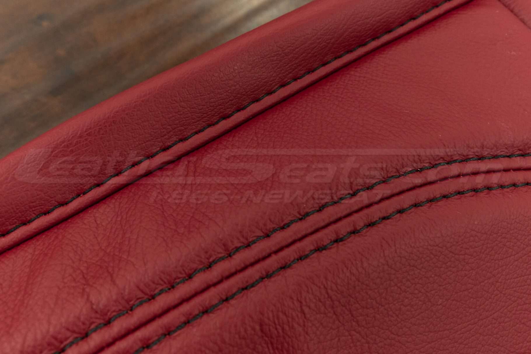 Black double-stitching