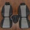 Ford Superduty leather kit - Black & Stone - Front seat upholstery / console