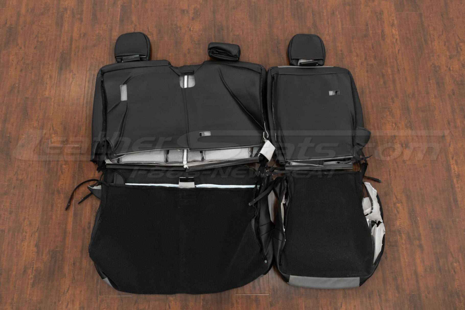 Back view of rear upholstery