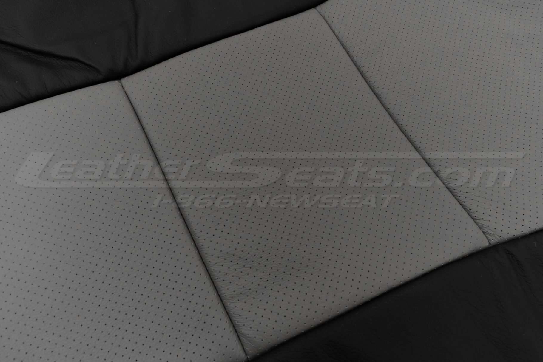 Stone body perforation on backrest