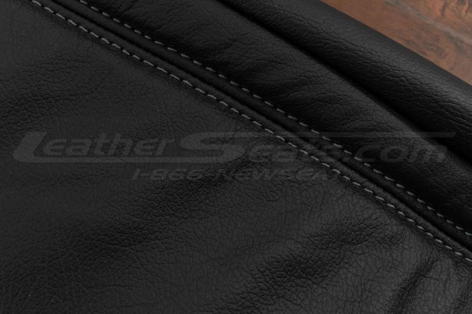 Double-stitching close-up
