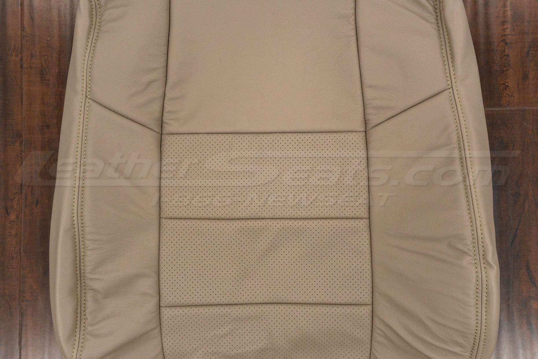 Perforated Combo section of front backrest