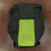 Dodge Charger front backrest upholstery - Black & Lime Green