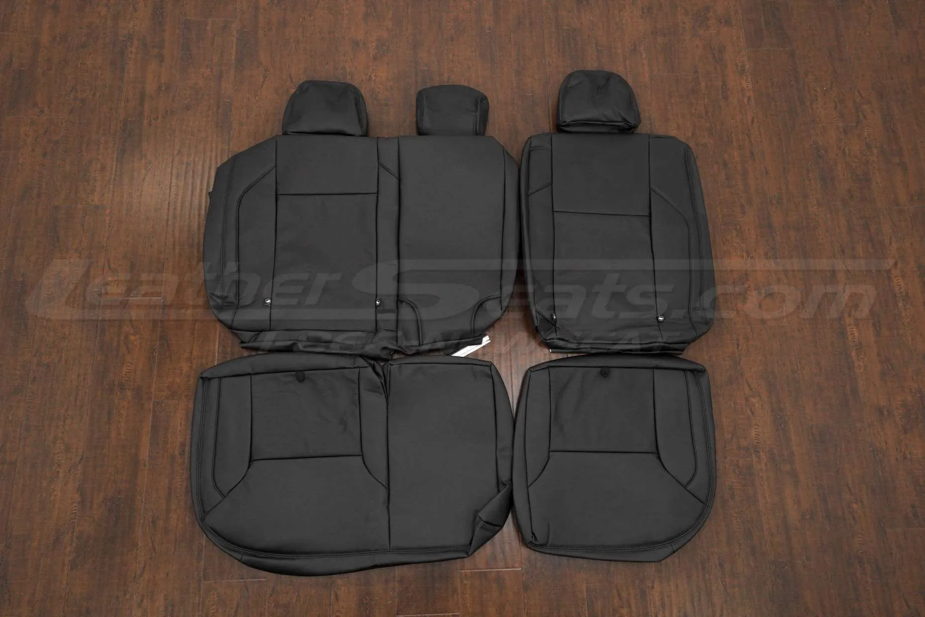 Toyota Tacoma Leather Seat Kit - Black - Rear seat upholstery