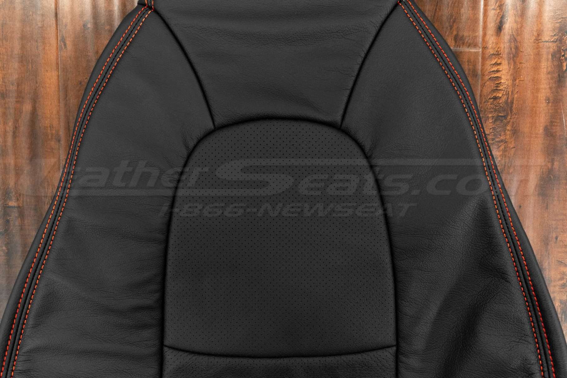 Upper section of front backrest