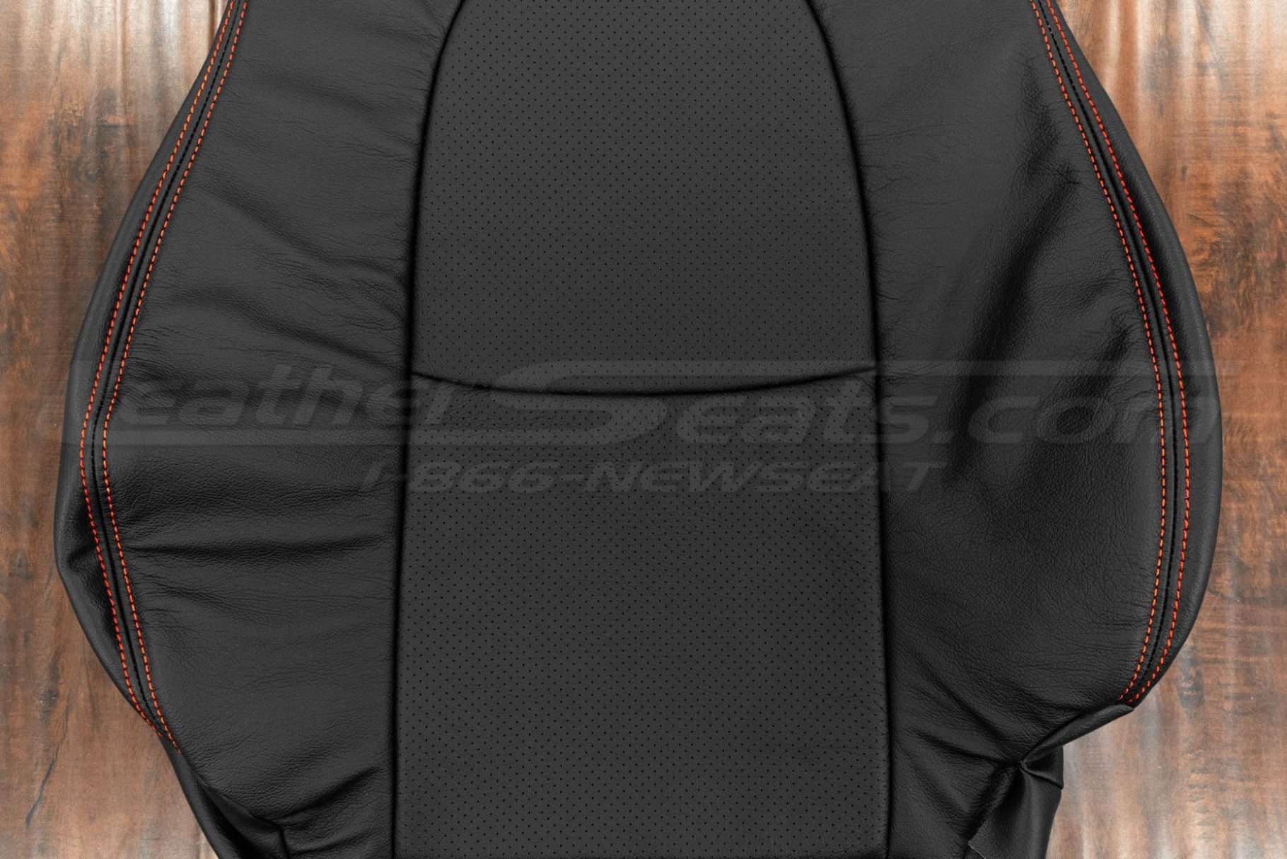 Perforated Body section of backrest