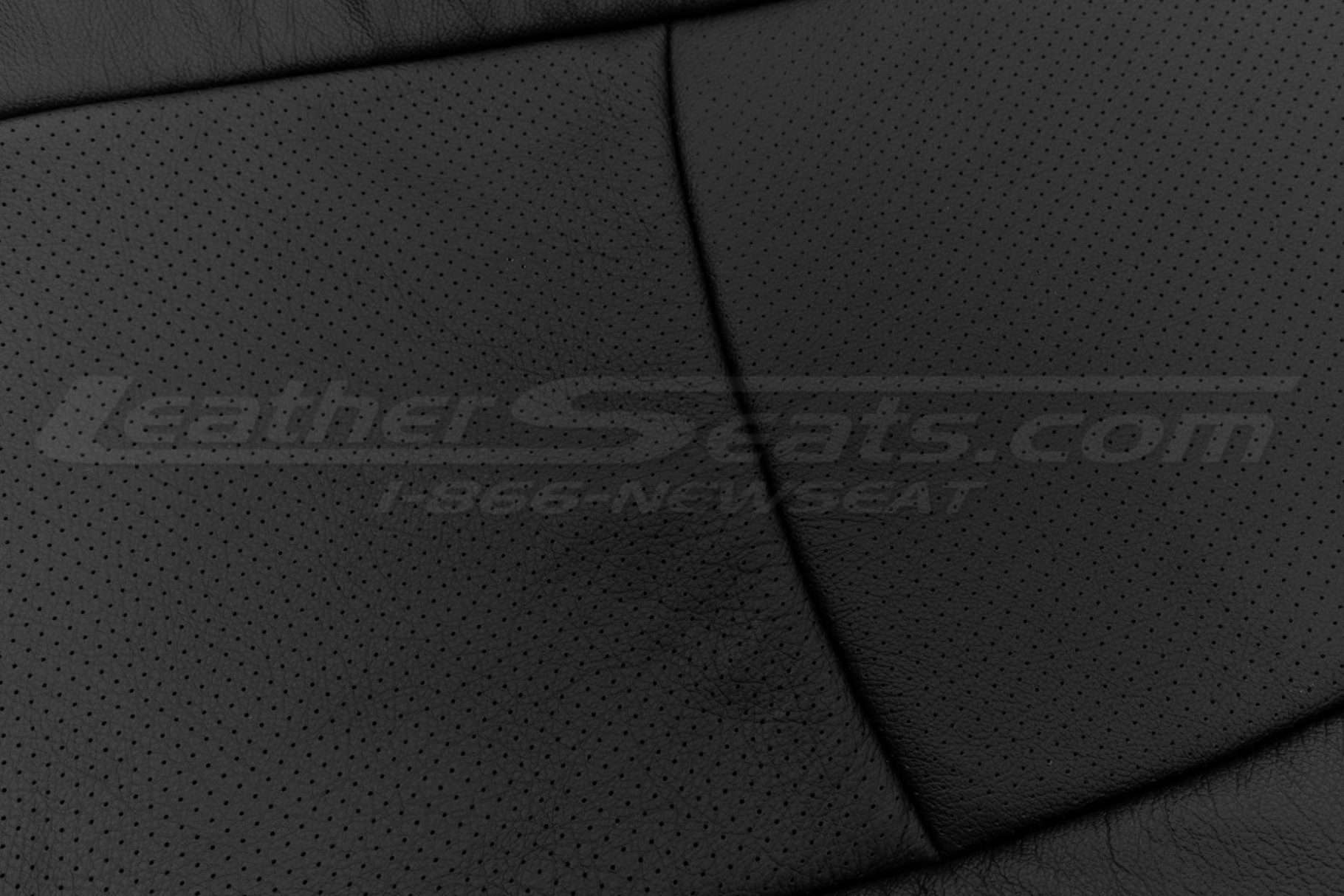 Perforated body on backrest