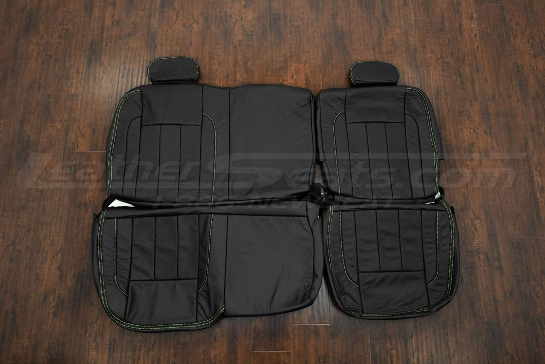2006-2008 Dodge Ram Leather Kit- Black - Rear seat upholstery