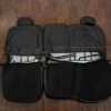 Back view of rear seat upholstery
