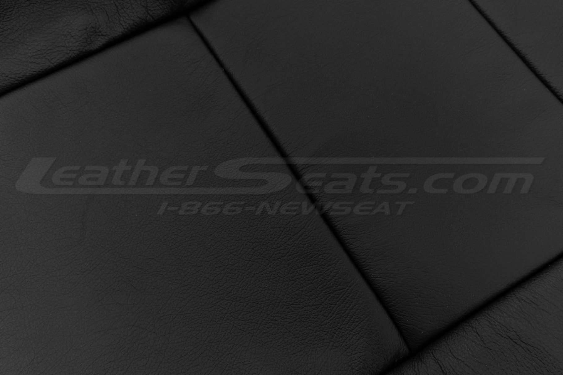 Black backrest insert section