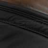 Black double-stitching close-up
