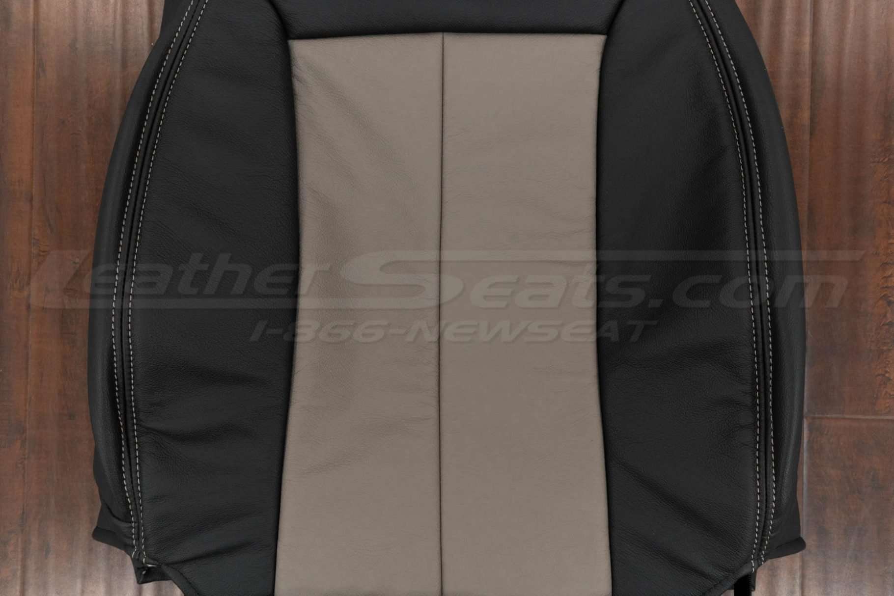 Slate combo section of backrest upholstery