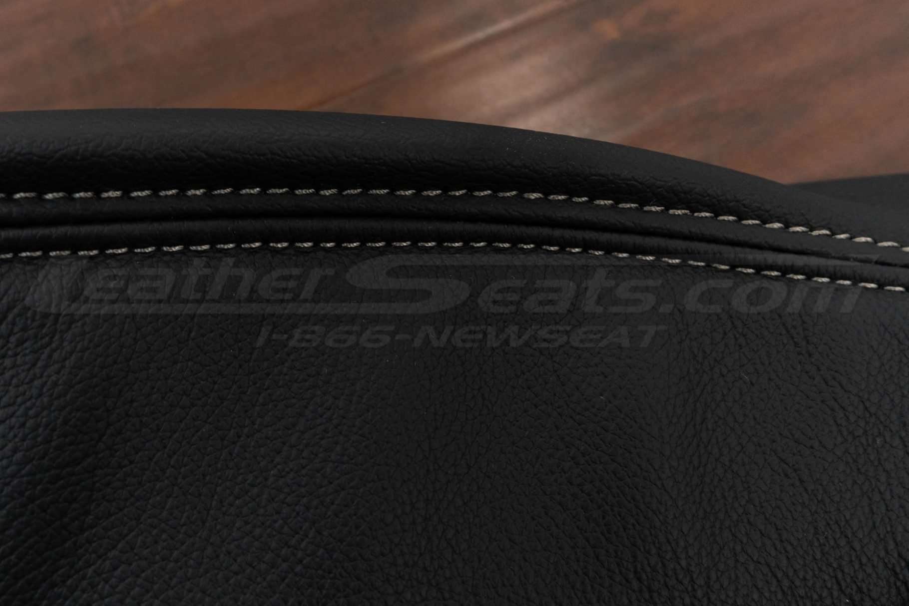 Double-stitching close-up