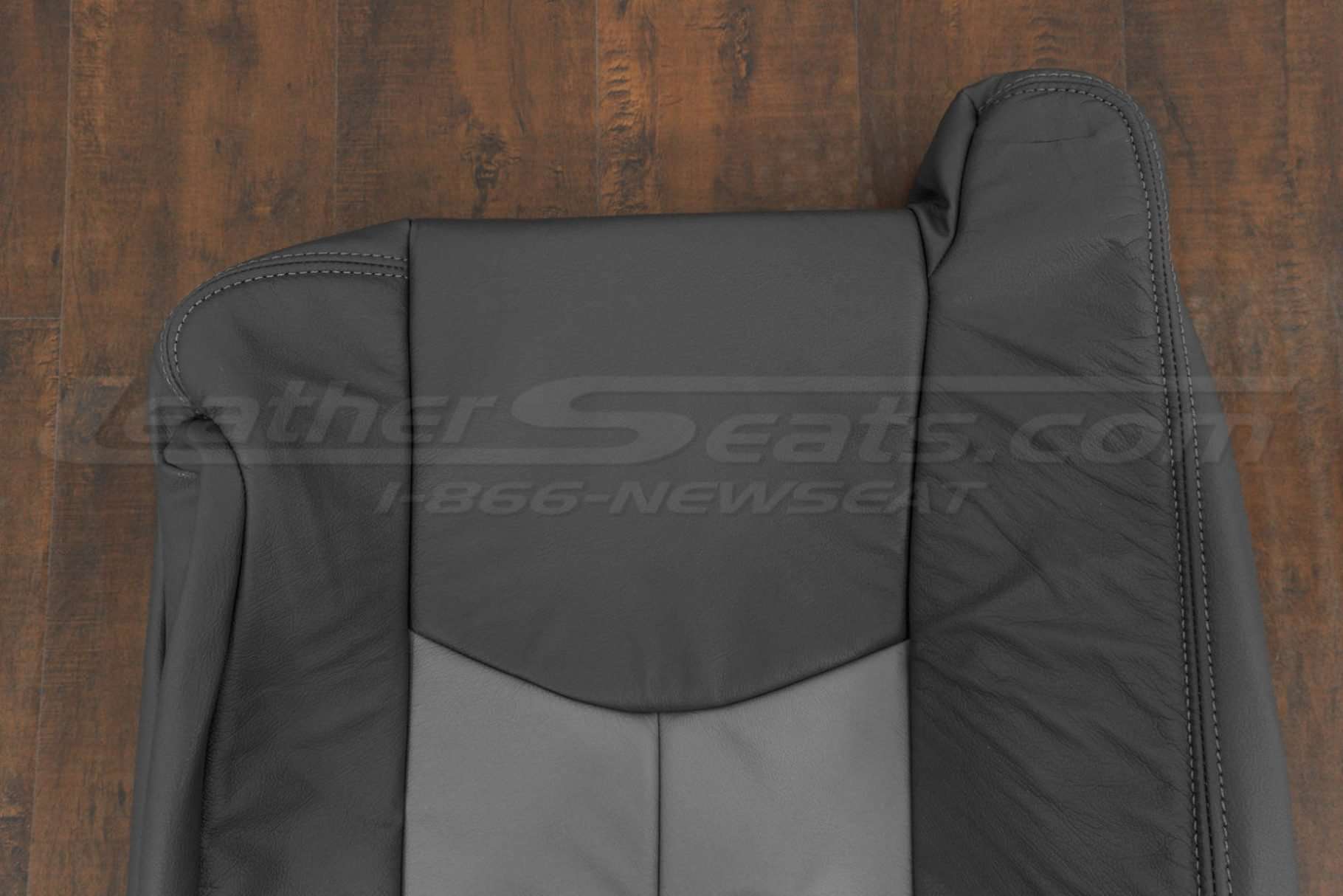 Upper section of front backrest