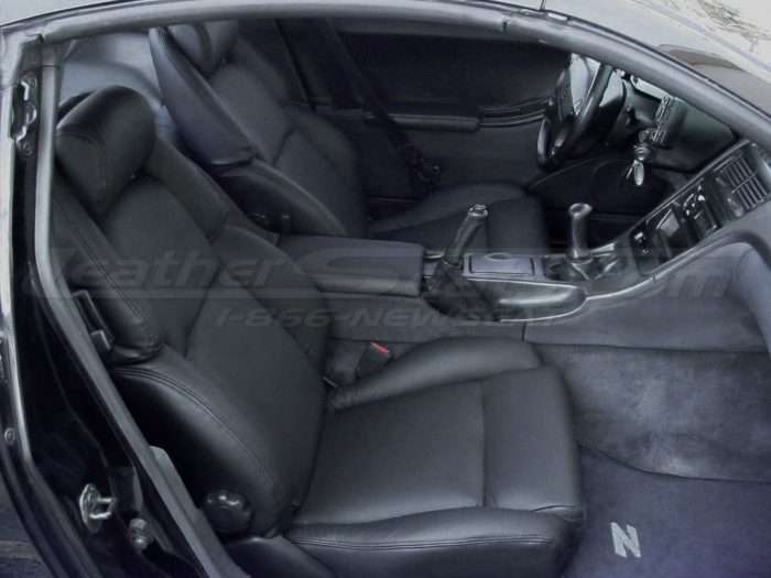 Black leather seat kit for Nissan 300zx Coupe