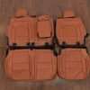 2020 Dodge Ram Leather Seat Kit - Mitt Brown - Rear seat upholstery