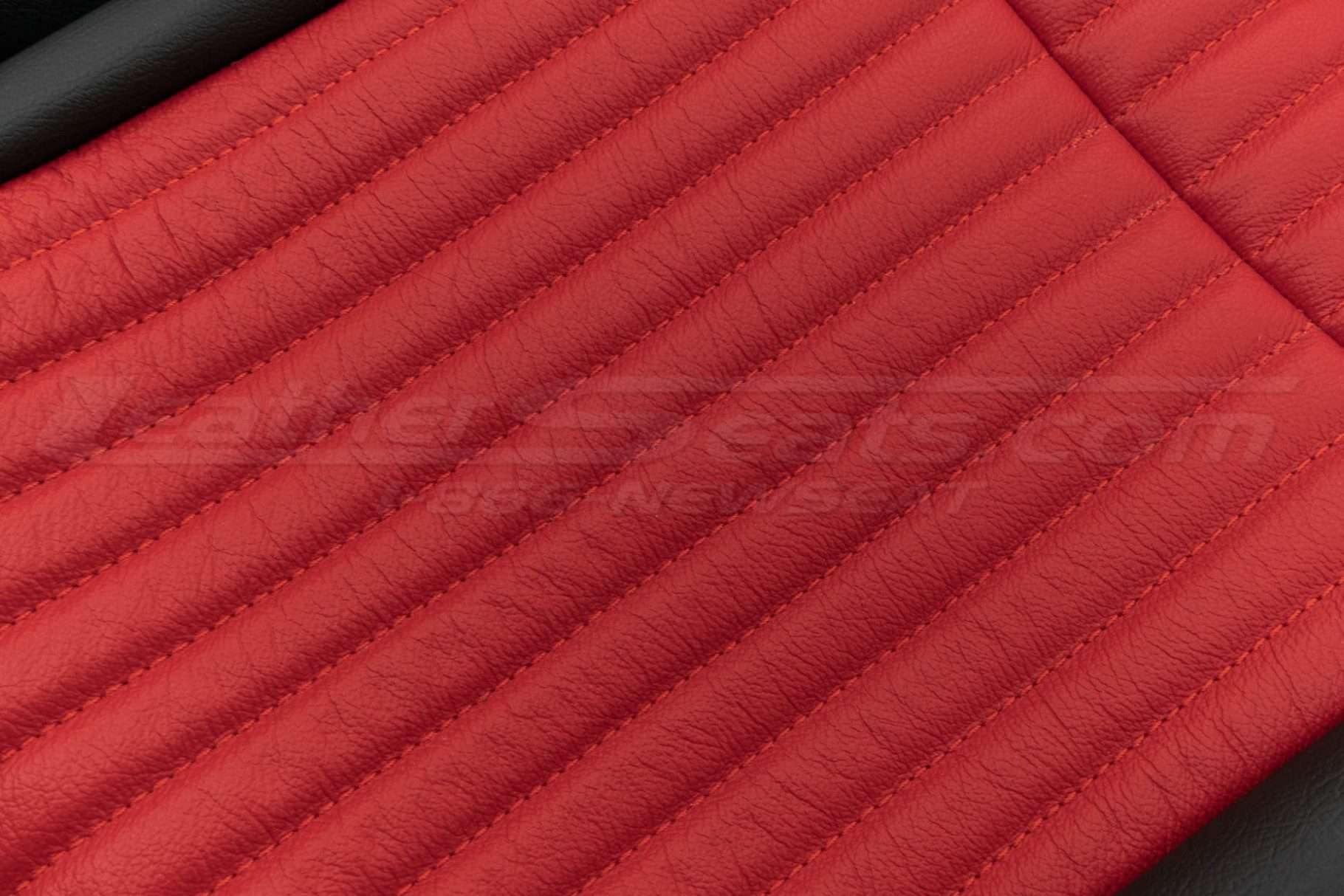 Bright Red Body section close-up