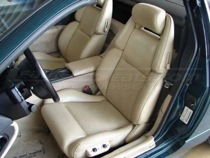 Sandstone Nissan 300ZX Leather Seats -Front driver seat
