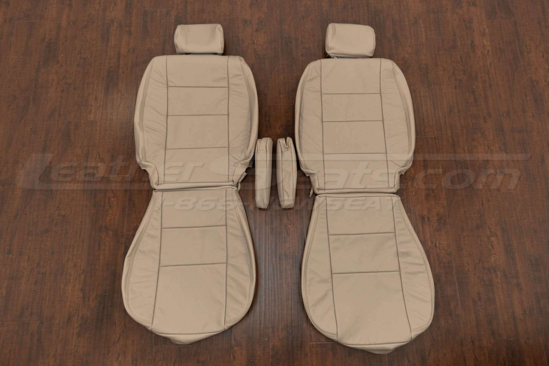 Toyota Sequoia Leather Kit - Adobe - Front Row upholstery w/ armrest