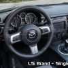 Mazda Miata LS Brand steering wheel cover - Black