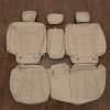 2007-2009 Hyundai Santa Fe Leather Seat Kit - Ivory - Rear seat upholstery