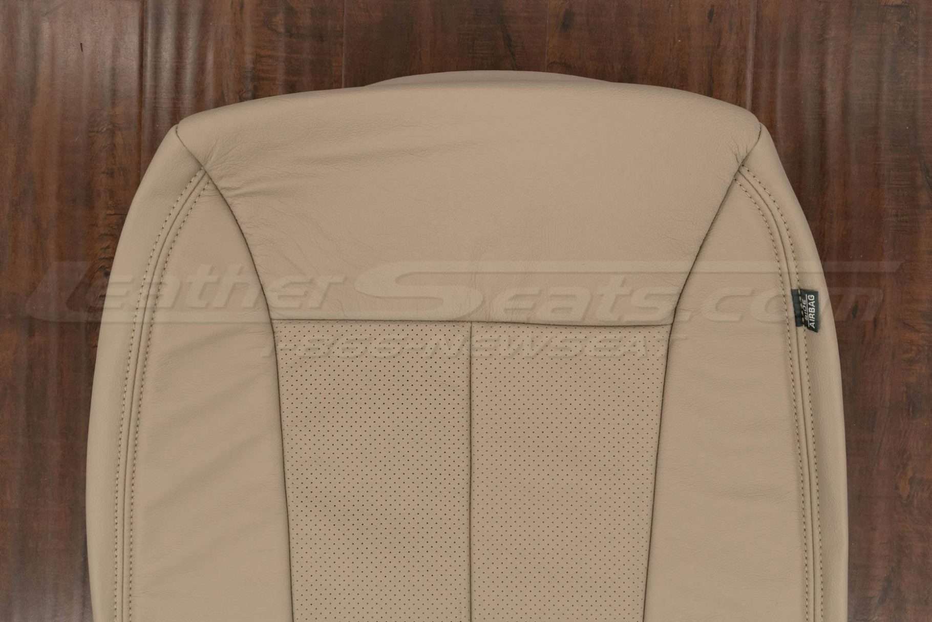 Upper section of front backrest